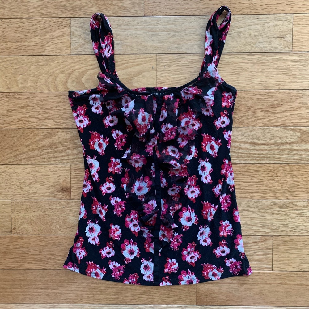 White House Black Market Floral Top